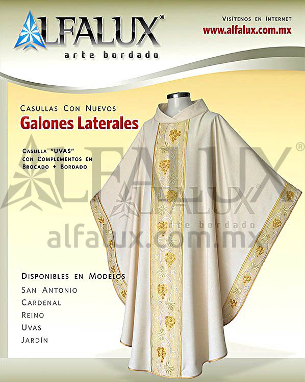 03 UVAS Blanco Laterales Brocado 345